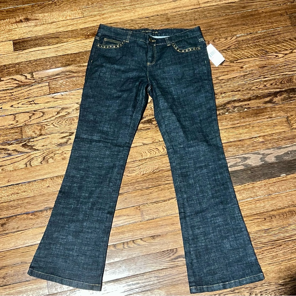 Michael Kors Dark Blue Flare Jeans